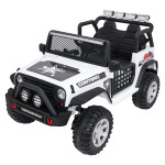 Elektrické autíčko Jeep BEAST 4x4 - MP3 - biele